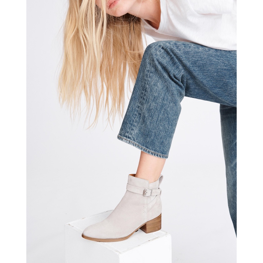New Rag & Bone Walker Suede Buckle Booties